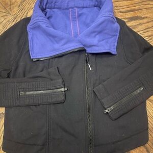 Lululemon short moto style jacket